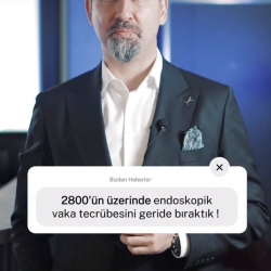 2800'ün üzerinde endoskopik vaka tecrübesini geride bıraktık!